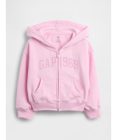 ヴィンテージソフト フレンチテリー GAPロゴ ジップアップパーカー (幼児・ベビー)