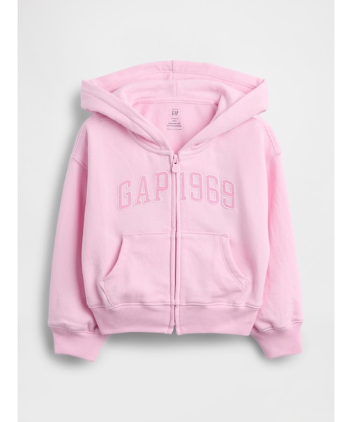 ヴィンテージソフト フレンチテリー GAPロゴ ジップアップパーカー (幼児・ベビー)