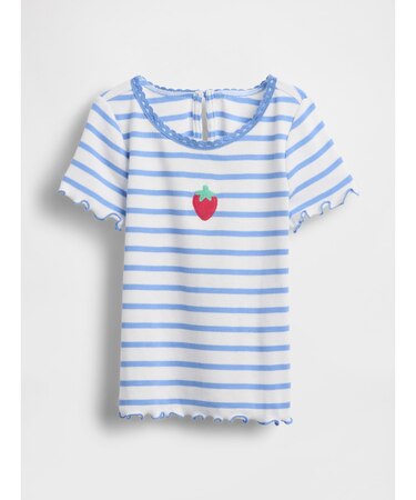 刺しゅう リブTシャツ (幼児・ベビー)