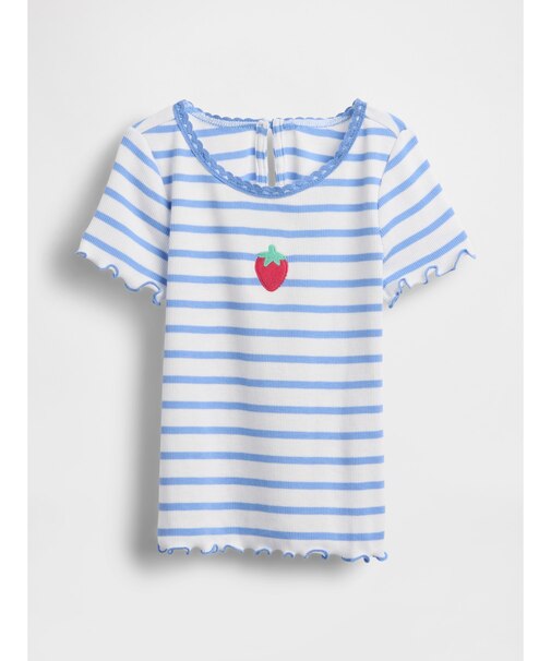 刺しゅう リブTシャツ (幼児・ベビー)