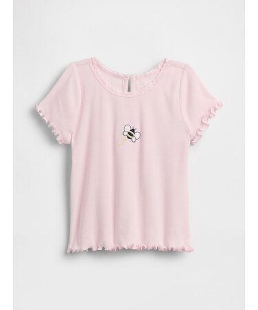 刺しゅう リブTシャツ (幼児・ベビー)