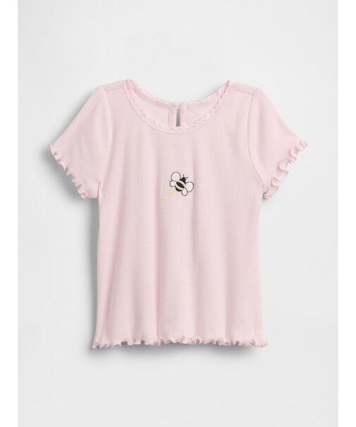 刺しゅう リブTシャツ (幼児・ベビー)