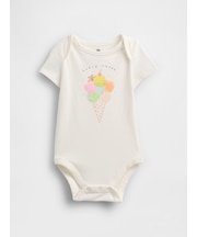 はじめてのお気に入り オーガニックコットン100% ボディスーツ (ベビー)