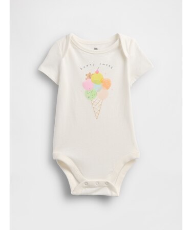 はじめてのお気に入り オーガニックコットン100% ボディスーツ (ベビー)