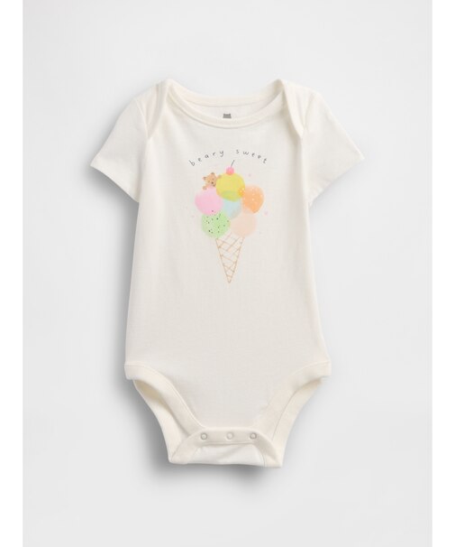 はじめてのお気に入り オーガニックコットン100% ボディスーツ (ベビー)