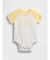 オーガニックコットン GAPロゴ ラグランスリーブ ボディスーツ (ベビー)
