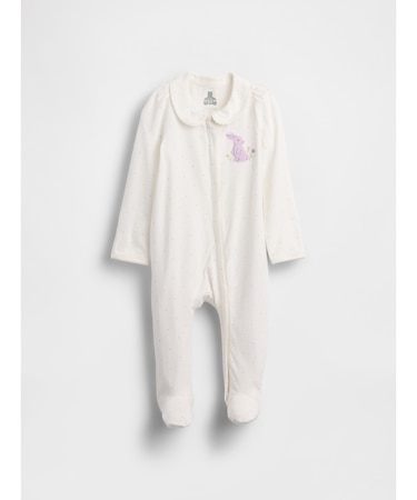はじめてのお気に入り オーガニックコットン 足つき カバーオール (ベビー)
