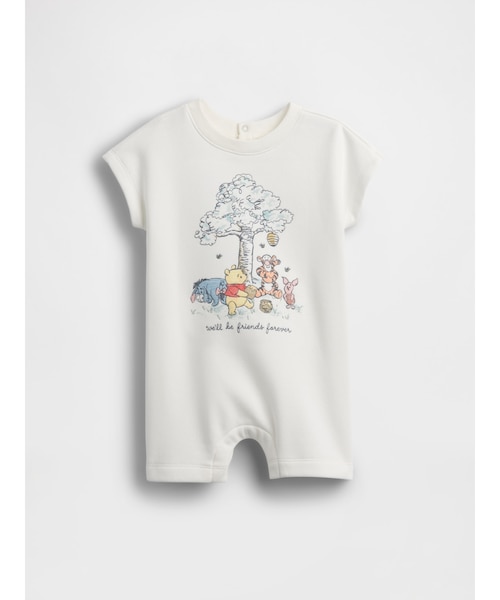 くまのプーさん ヴィンテージソフト ショートオール (ベビー