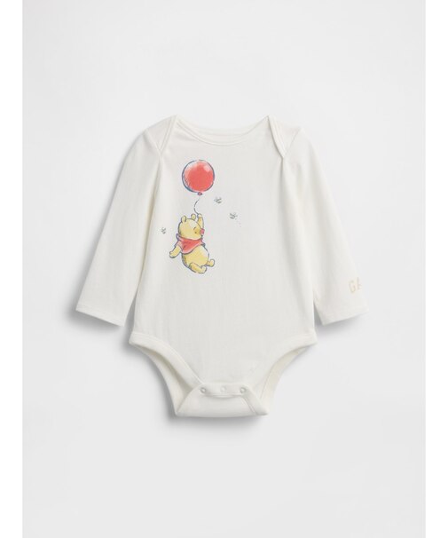 くまのプーさん オーガニックコットン ボディスーツ (ベビー)