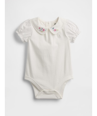 はじめてのお気に入り オーガニックコットン ピーターパン ボディスーツ (ベビー)