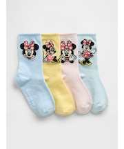 Gap × ディズニー ミニーマウス クルーソックス 4足セット (幼児)