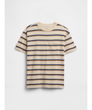 エブリディソフト ストライプ ポケットTシャツ (キッズ)