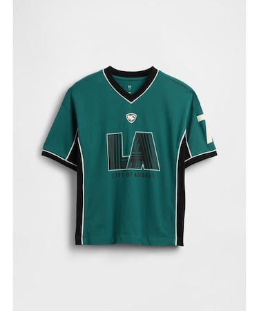 オーバーサイズ ジャージーTシャツ (キッズ)