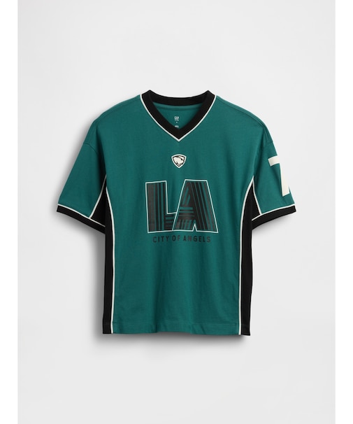 オーバーサイズ ジャージーTシャツ (キッズ)