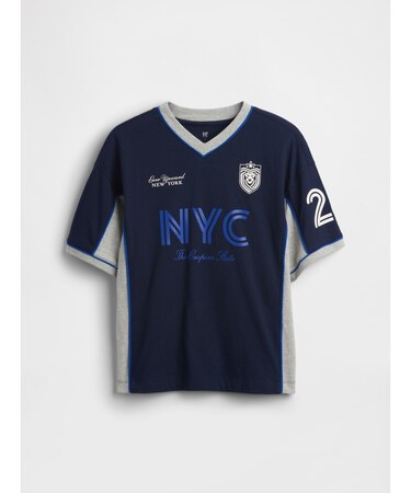 オーバーサイズ ジャージーTシャツ (キッズ)