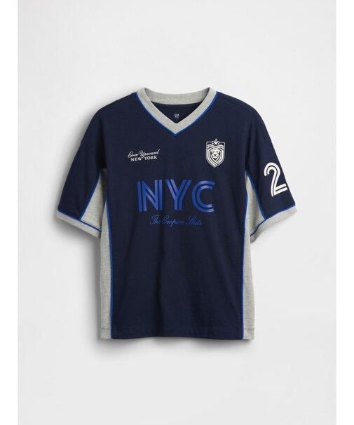 オーバーサイズ ジャージーTシャツ (キッズ)