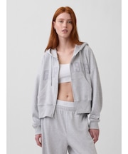 フレンチテリー オーバーサイズ GAP1969ロゴ ジップアップパーカー