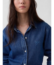 ウルトラソフトデニム GAPロゴシャツ