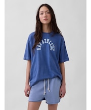 オーガニックコットン ヴィンテージソフト アスレチック GAPロゴ チュニックTシャツ