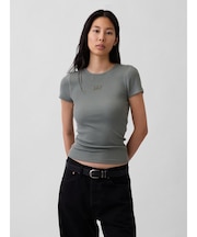 モダン リブ GAPロゴTシャツ