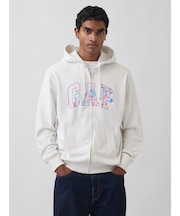 ヴィンテージソフト フレンチテリー SAKURA GAPロゴ ジップアップパーカー