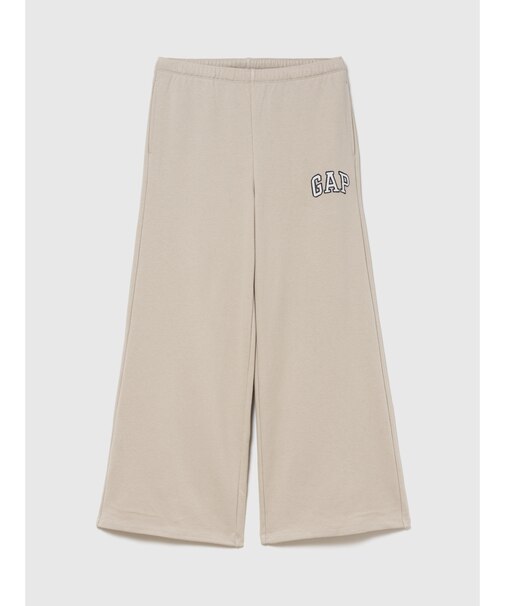 GAPロゴ フレンチテリー ワイドパンツ