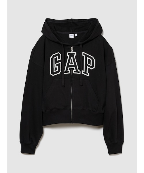 GAP フレンチテリーオーバーサイズ GAP1969ロゴジ ップアップパーカー GAP（ギャップ） パーカー ヴィンテージソフト フレンチテリー SAKURA