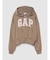 オーバーサイズ GAPロゴ フレンチテリー ジップアップパーカー