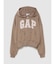 オーバーサイズ GAPロゴ フレンチテリー ジップアップパーカー