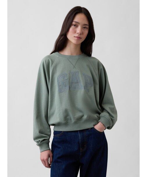 フレンチテリー ラグラン GAPロゴスウェットシャツ