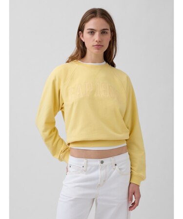 フレンチテリー ラグラン GAPロゴスウェットシャツ