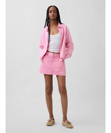 ウルトラソフトデニム ミニスカート