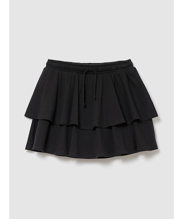 イージーウエスト ティアード ミニスカート・スコート (キッズ)
