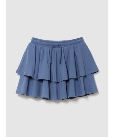 イージーウエスト ティアード ミニスカート・スコート (キッズ)