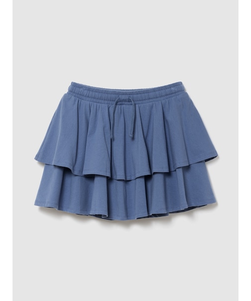 イージーウエスト ティアード ミニスカート・スコート (キッズ)