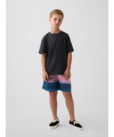 GapFit 6インチ リサイクル メッシュ イージーショートパンツ (キッズ)