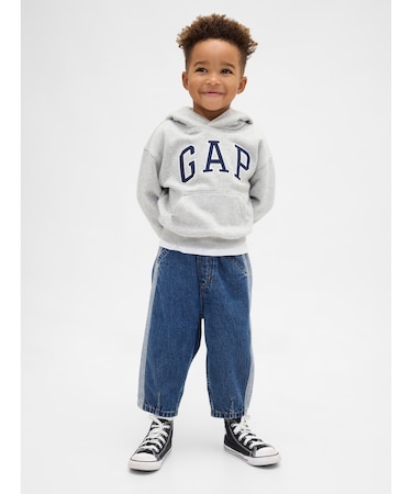 ツートーン プルオン バレルデニム (幼児・ベビー)