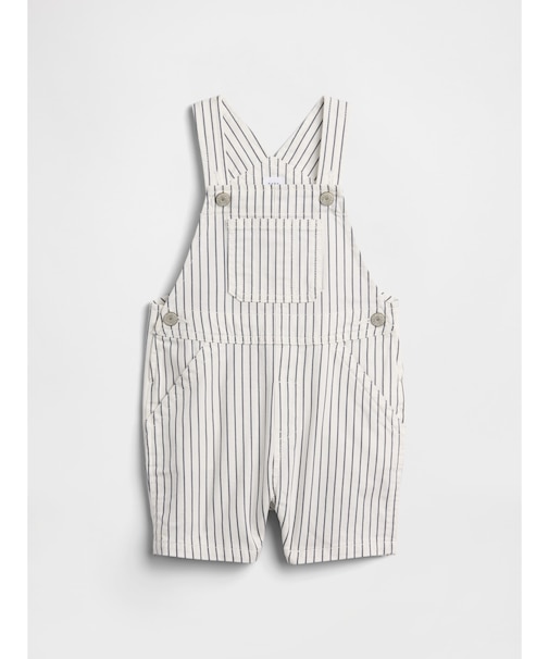 シアサッカー ストライプ ショートオール (ベビー)