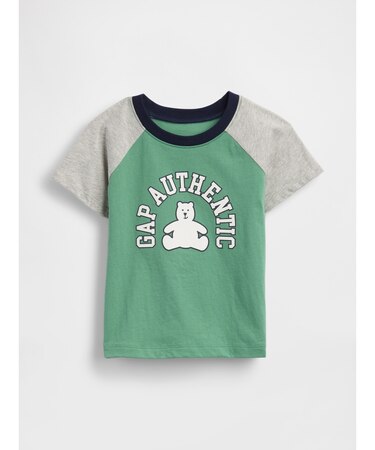 babyGap カラーブロック ブランナンベア グラフィックTシャツ