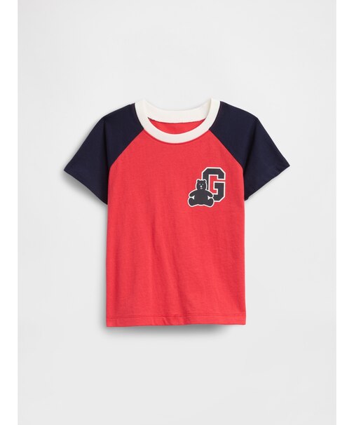 babyGap カラーブロック ブランナンベア グラフィックTシャツ