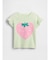 babyGap ラッフルフリル 3DグラフィックTシャツ