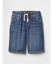 プルオン ルーズフィット デニムショートパンツ (キッズ)