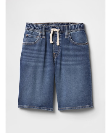 プルオン ルーズフィット デニムショートパンツ (キッズ)