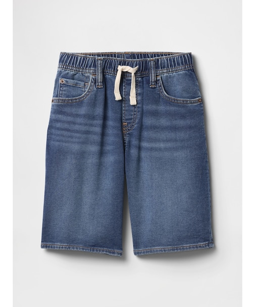 プルオン ルーズフィット デニムショートパンツ (キッズ)