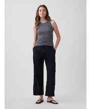 ハイライズ イージーウエスト バレルカーキパンツ