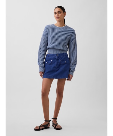 ミッドライズ カーゴ ミニスカート・スコート