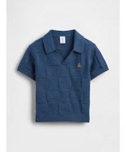 ジョニーカラー ブロックチェック セーター