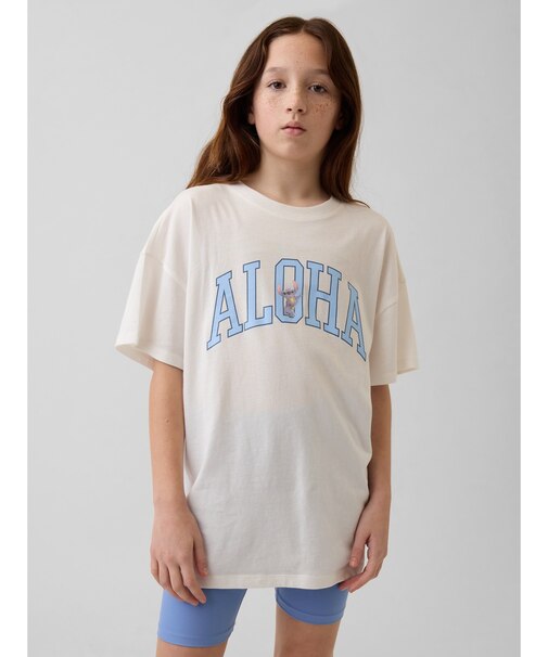 Gap × ディズニー オーバーサイズ チュニックTシャツ (キッズ)