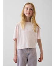 オーバーサイズ ワイドネック Tシャツ (キッズ)