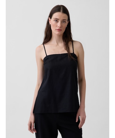 リネンブレンド キャミソール